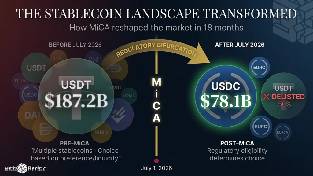 How Strict Stablecoin Regulation Is Reshaping African Business Payments 5 Chart showing stablecoin regulation trends affecting African businesses